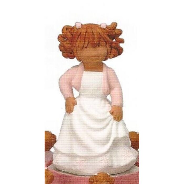 ¨MUÑECO NIÑA COMUNION JANE 17CM TARTA