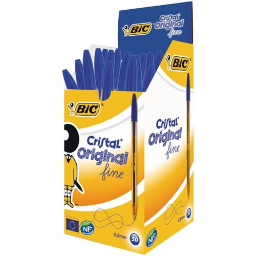 BOLIGRAFO BIC CRISTAL FINE AZUL