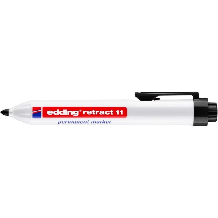 ROTULADOR EDDING 11 RETRACTIL NEGRO