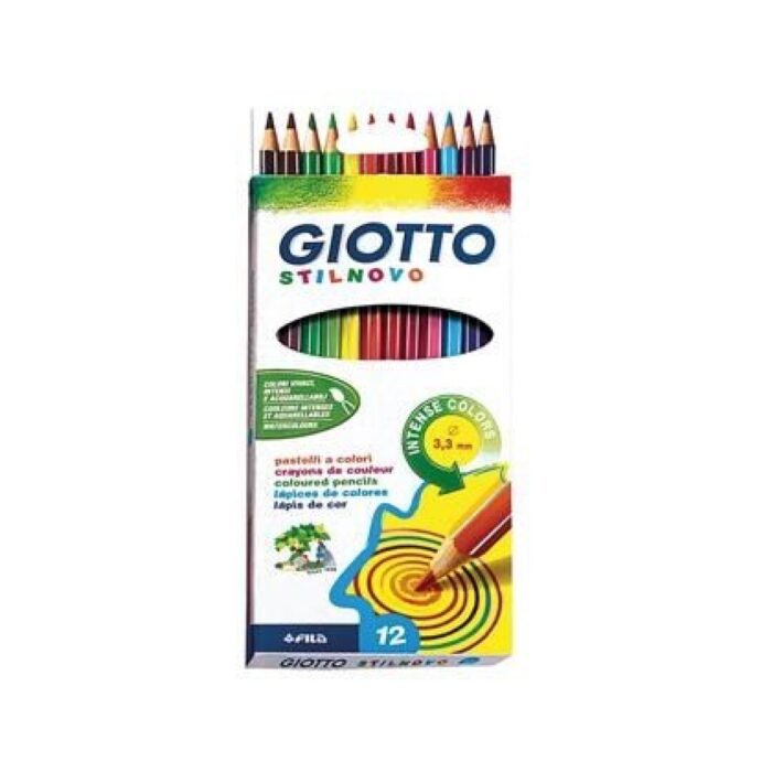 LAPIZ GIOTTO STILNOVO 12 COLORES