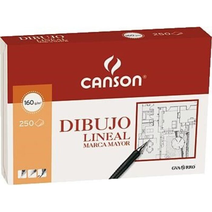 PAPEL DIBUJO LINEAL 150GR.A3 S/R 250UD MARCA MAYOR