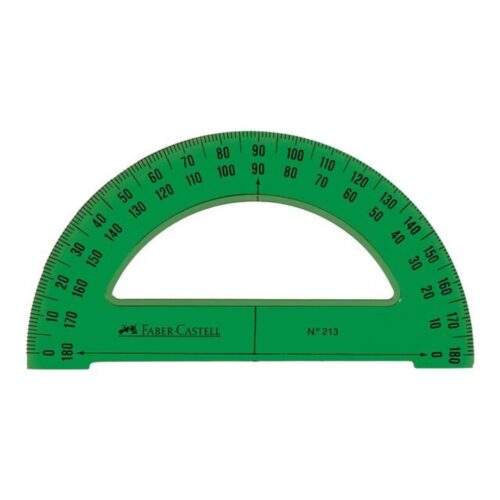 SEMICIRCULO FABER ESCOLAR 13CM