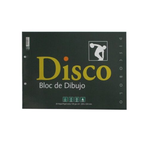 BLOC DIBUJO DISCO Fº 2T CON RECUADRO