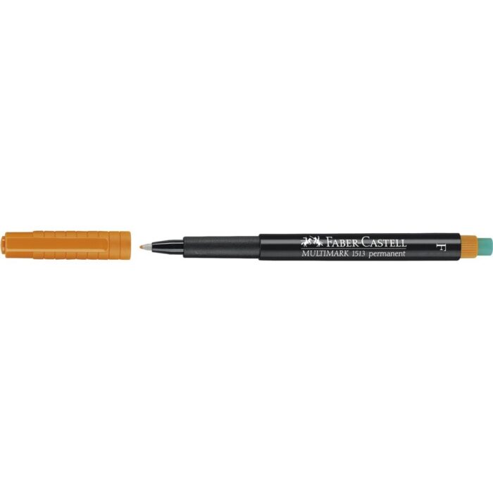 ROTULADOR FABER PERMANENTE PF NARANJA