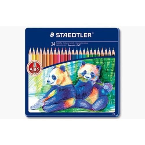 LAPIZ STAEDTLER METAL ANIMALES 24 COLORES