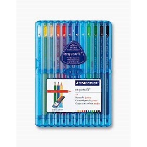 LAPIZ STAEDTLER ERGOSOFT JUMBO 12 COLORES