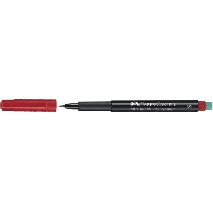 ROTULADOR FABER PERMANENTE PS ROJO