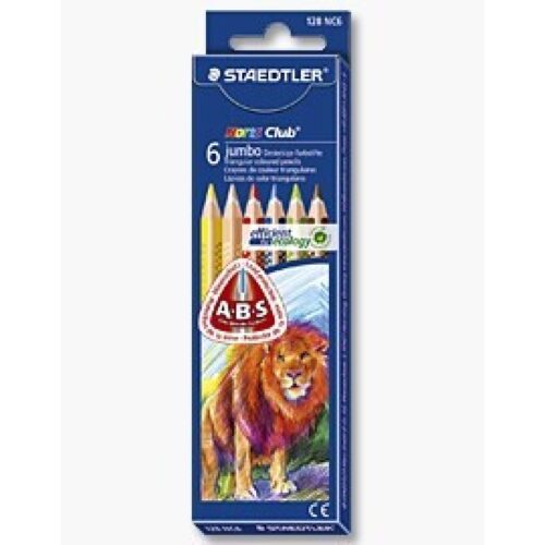 LAPIZ STAEDTLER TRIANGULAR COLOR 6 COLORES