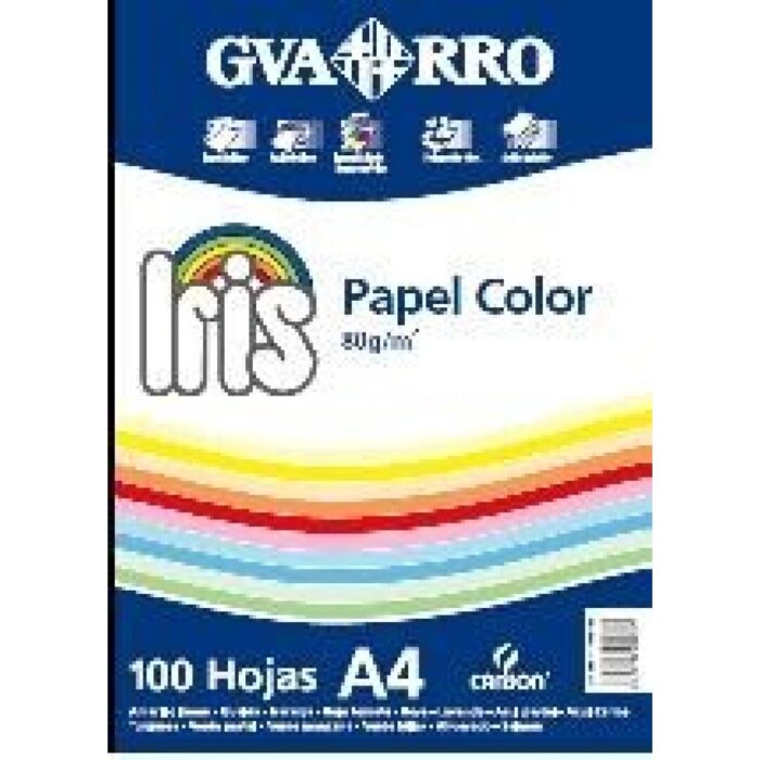 PAPEL CANSON A4 100H.80GR.VERDE MANZANA