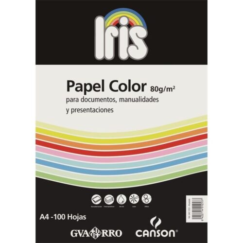 PAPEL CANSON A4 100H.80GR.SALMON