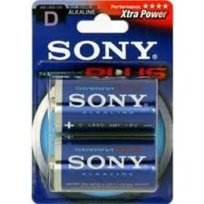 PILAS SONY ALCALINA LR20 2UNID.