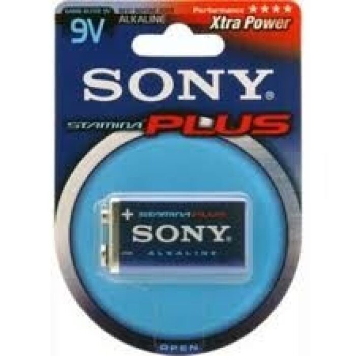 PILAS SONY ALCALINA 9VOLTIOS 1UNID.