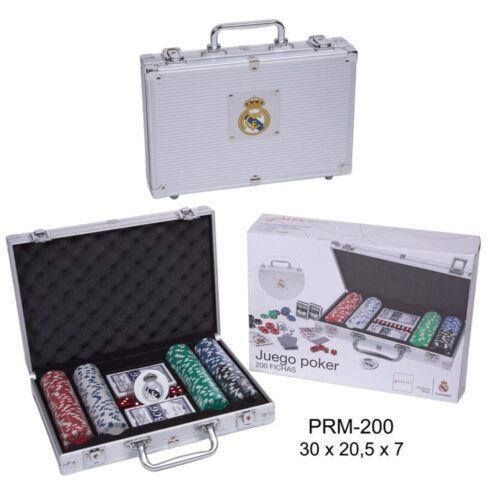 *MALETA POKER REAL MADRID 200 FICHAS