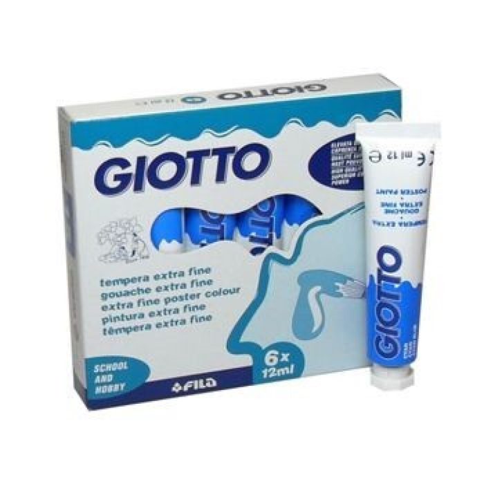 TEMPERA GIOTTO TUBO 12ML.AZUL