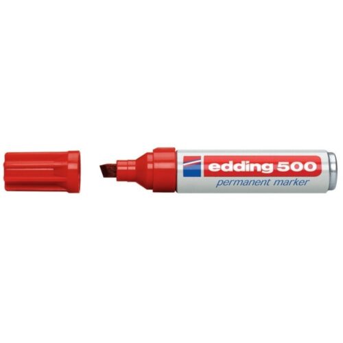 ROTULADOR EDDING 500 ROJO