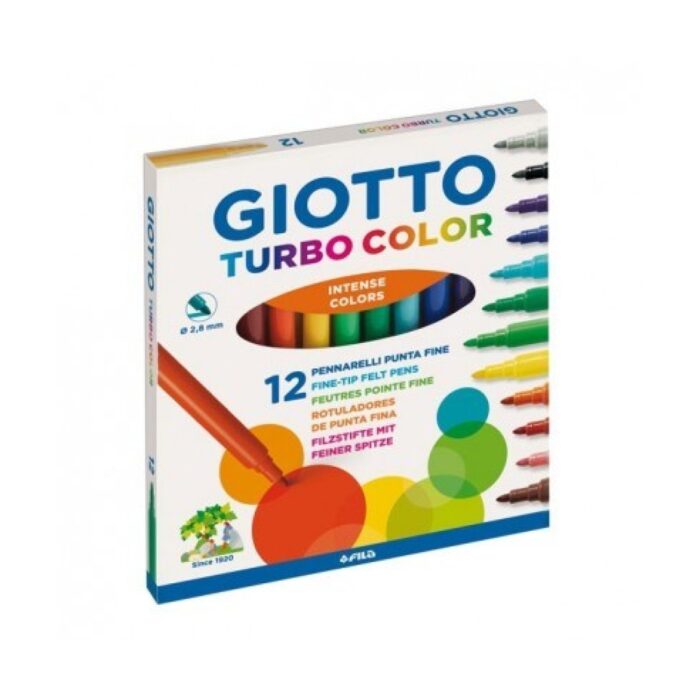 ROTULADOR GIOTTO TURBO COLOR 12 COL.