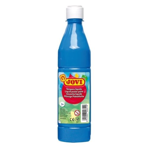 TEMPERA JOVI 500ML.LIQUIDA CYAN