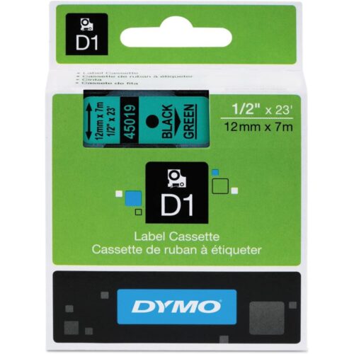 CINTAS DYMO 12 NEGRO/VER