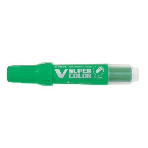 ROTULADOR PILOT V-SUPERCOLOR CONICA LIQUID VERDE