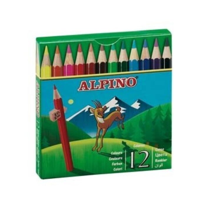 LAPIZ ALPINO 652 CORTO 12 COLORES