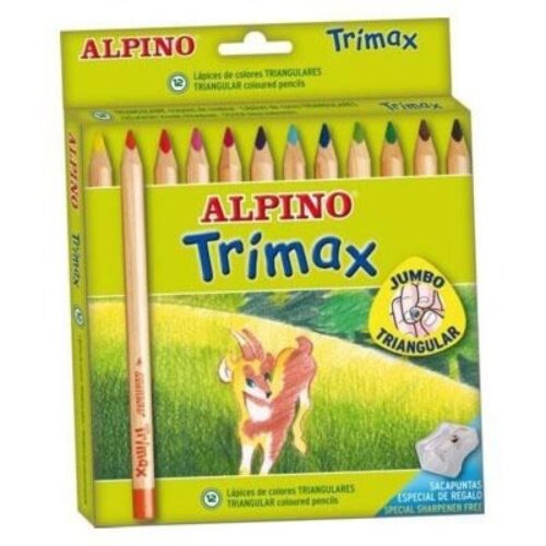 LAPIZ ALPINO TRIMAX 12 COLORES