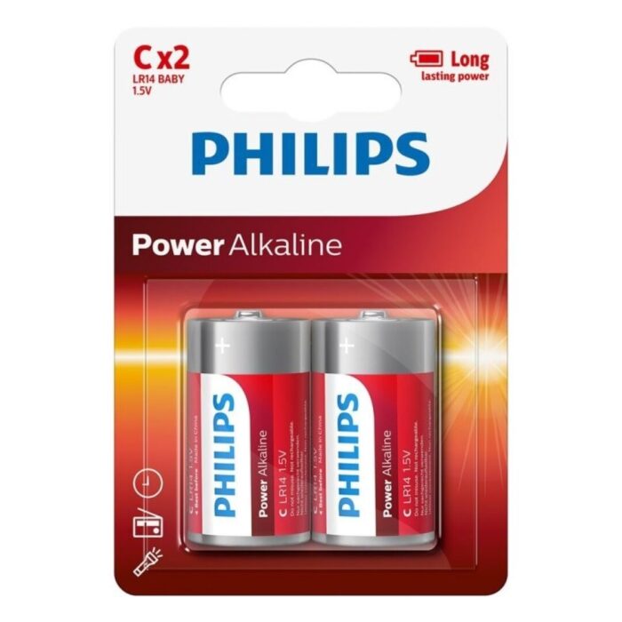 PILA PHILIPS LR14 BLISTER 2UNID