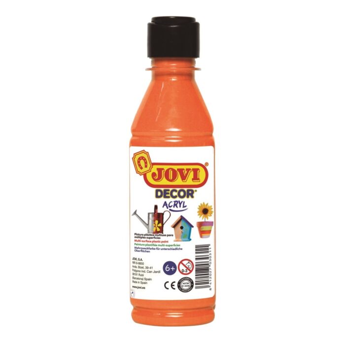 PINTURA JOVIDECOR LATEX 250ML.NARANJA