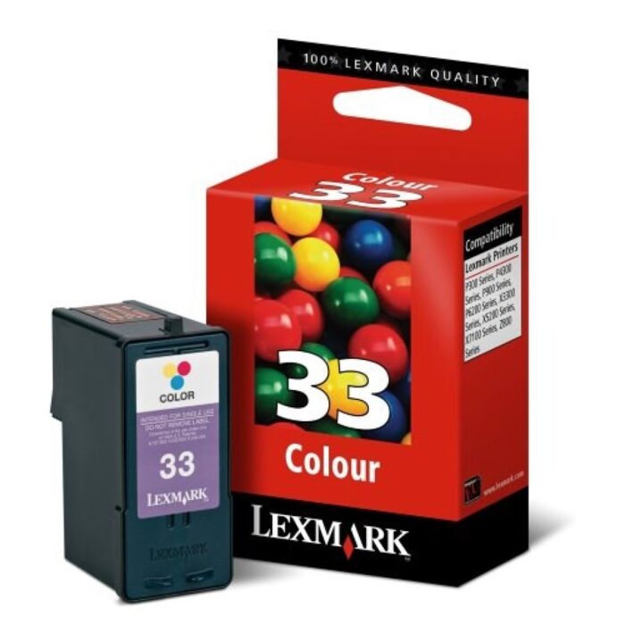 CARTUCHO LEXMARK Nº33 COLOR