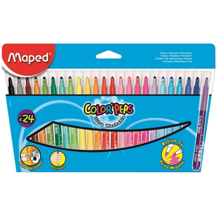 ROTULADOR MAPED 24COL.COLOR`PEPS