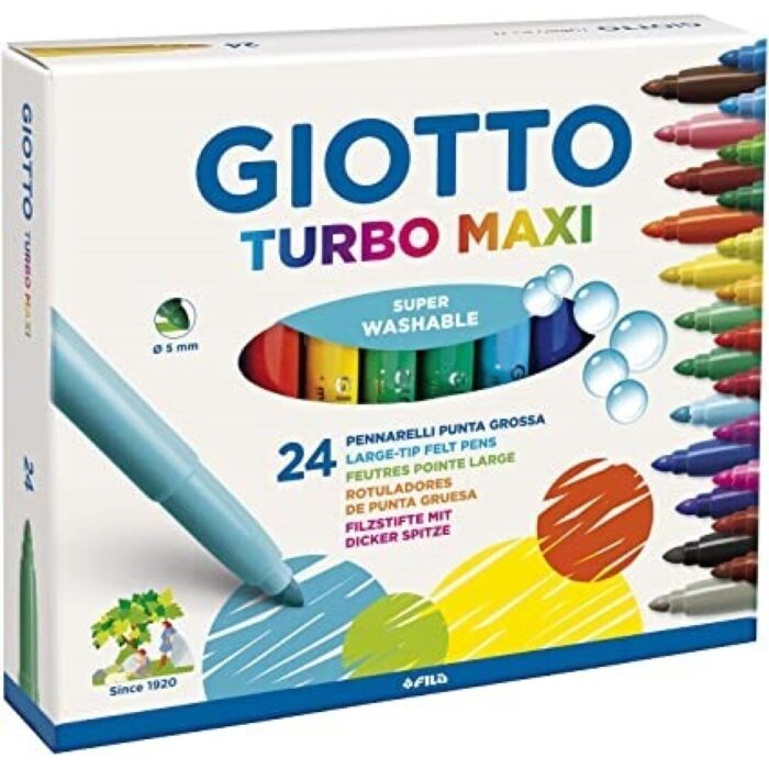 ROTULADOR GIOTTO TURBO MAXI 24COLORES