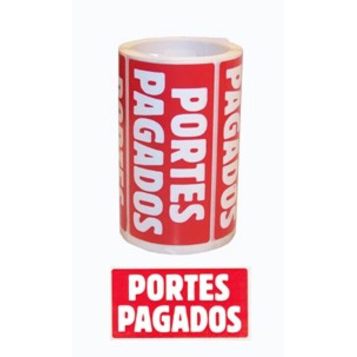 ETIQUETA ROLLO ENVIO PORTES PAGADOS