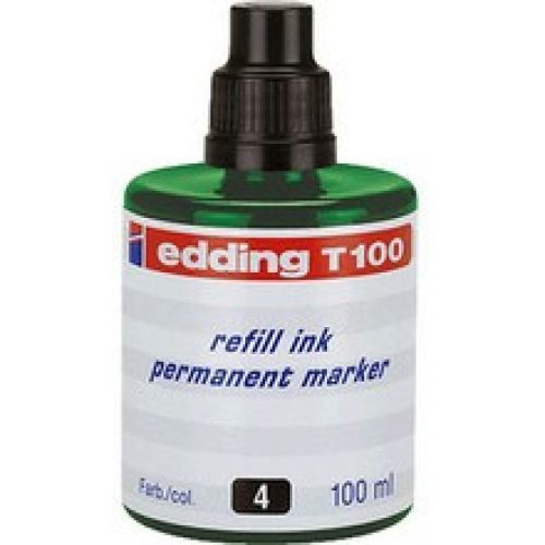 TINTA EDDING. 100CC VERDE