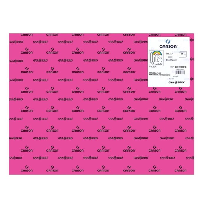 CARTULINAS CANSON 50X65 FLUORESCENTE FUCSIA