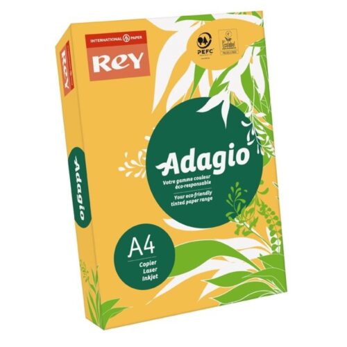 PAPEL ADAGIO A4 500H 80GR ALBARICOQUE Nº 60