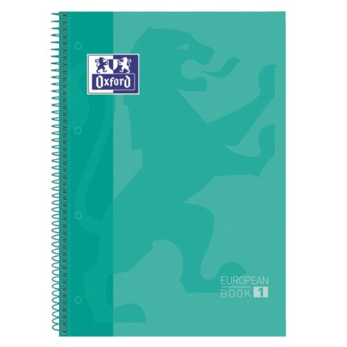 BLOC ESPIRAL OXFORD A4+ 80H EUROPEAN BOOK MENTA