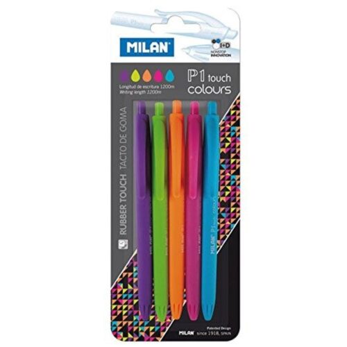 BOLIGRAFO MILAN P1 TOUCH COLOURS BLISTER 5