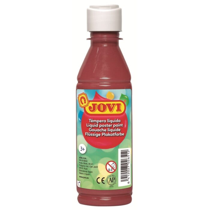 TEMPERA JOVI 250ML.LIQUIDA MARRON