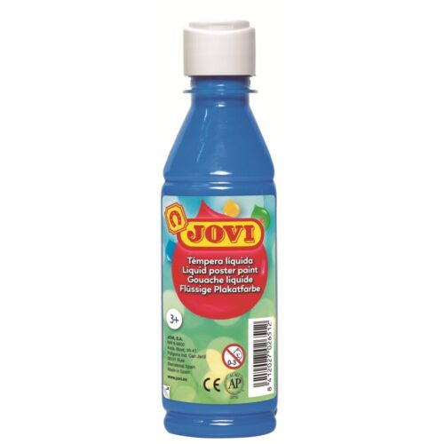 TEMPERA JOVI 250ML.LIQUIDA AZUL CYAN