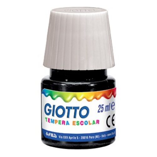 TEMPERA GIOTTO 25ML NEGRO