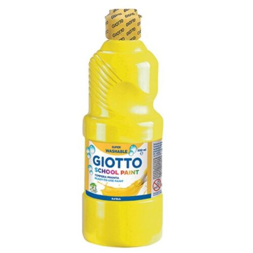 TEMPERA GIOTTO LAVABLE 500ML AMARILLO