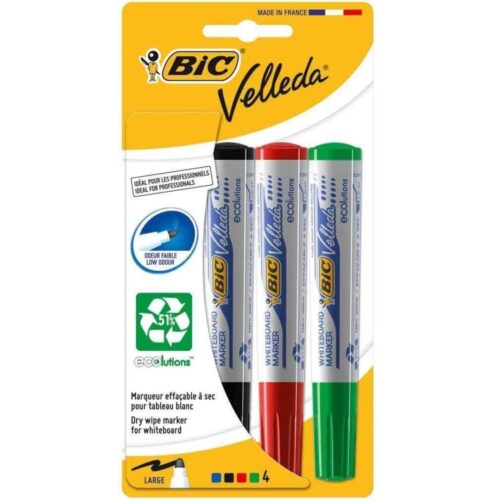 ROTULADOR PIZARRA BIC MEDIUM BLISTER 1701 4UNID