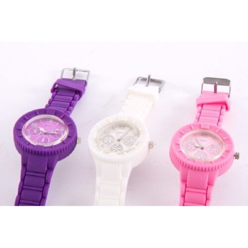 ¨RELOJ PULSERA SILICONA 3 COLORES