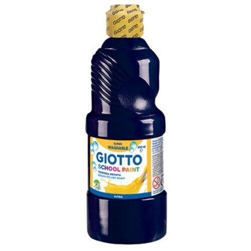 TEMPERA GIOTTO LAVABLE 500ML NEGRO