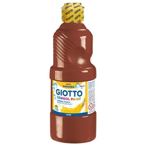 TEMPERA GIOTTO LAVABLE 500ML MARRON