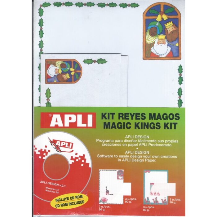 PAPEL TEMATICO KIT CARTA REYES MAGOS 12H