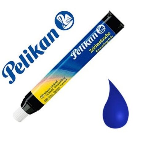 TINTA CHINA PELIKAN TUBO-P AZUL ULTRAMAR