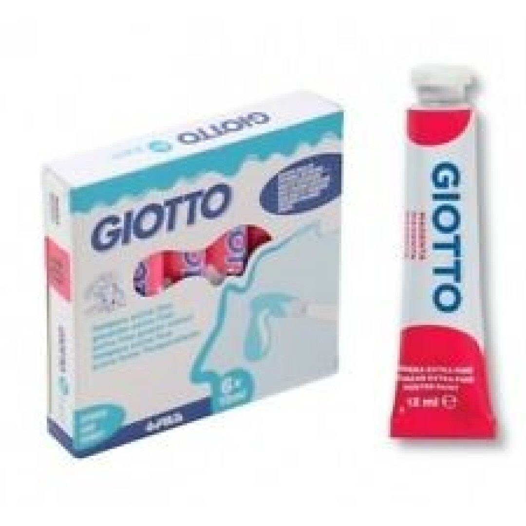 TEMPERA GIOTTO TUBO 12ML.ROJO ESCARLATA - La Mejor Papelería