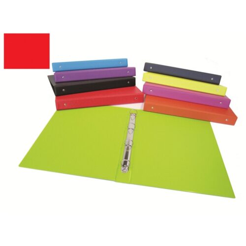 CARPETA ANILLAS PVC 4A 4º 25MM LISA FUN ROJO