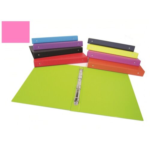 CARPETA ANILLAS PVC 4A A4 25MM Fº FUN FUCSIA