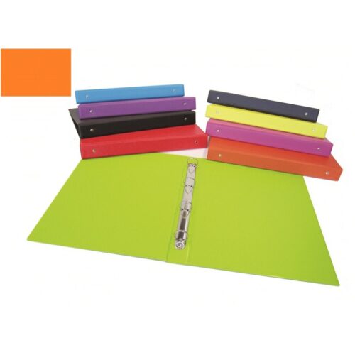 CARPETA ANILLAS PVC 4A A4 25MM Fº FUN NARANJA